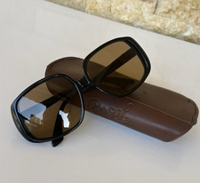 1960s Vintage Persol Ratti 6636 Sunglasses Art Deco Authentic Italy Made Classic