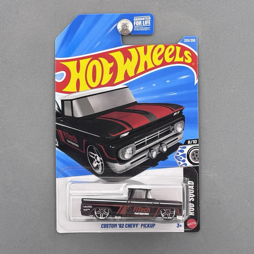 Listing photo: Hot Wheels Custom ‘62 Chevy Pickup Black FiTech Rod Squad 8/10 220/250 2026