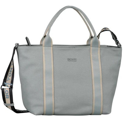 Tom Tailor Denim Verena Zip Tote Bag M 43 cm - light blue