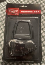 Umpire Accessories Set, 4-Dial Indicator, Brush, Bag, Baseball, Softball, Gear