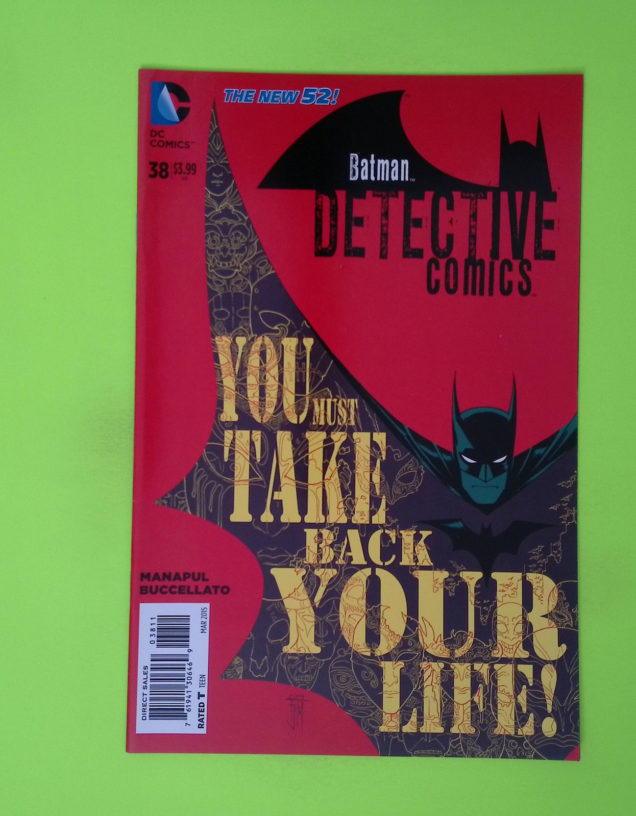 Detective Comics #38 Vol. 2 2015 DC Comics High Grade Comic Book X17-258