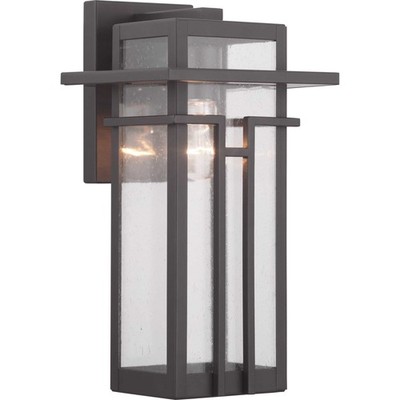 Progress Lighting P560111 Bronze Boxwood Single Light 14''H Outdoor Wall Sconce
