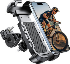 Motorcycle Phone Mount, Upgrade Never Fall Off 0 Shake Bike Phone Mount, 3s