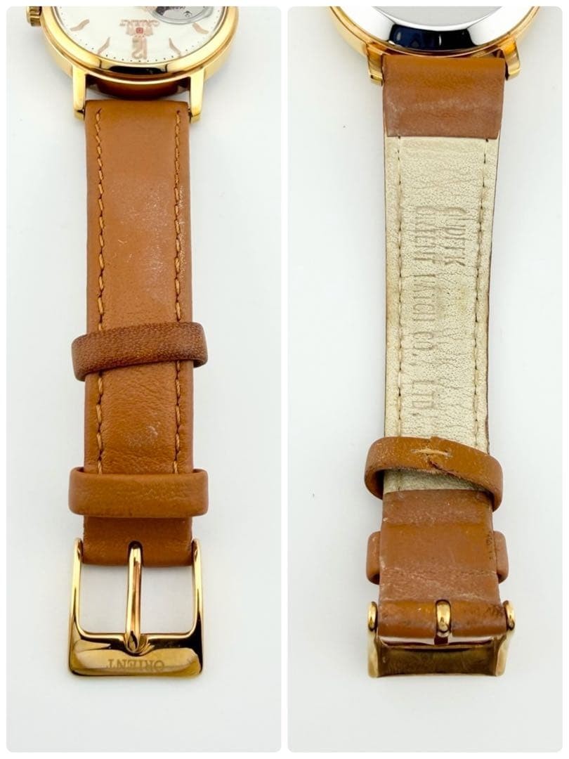 Excellent Condition Orient Classic Open Heart Gol… - image 8