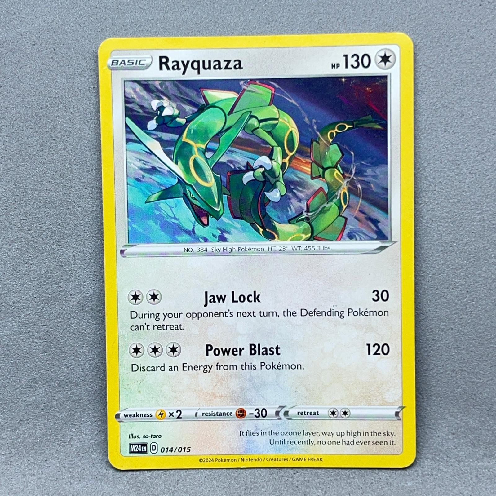 Rayquaza 014/015 Promo McDonald's Promos 2024 Pokemon MP