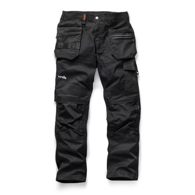 Mens Scruffs Trade Flex Trouser Codura Stretch Workwear Trousers Waist 28 to 38