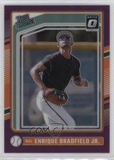 2024 Donruss Optic Rated Prospects Purple Prizm 19/49 Enrique Bradfield Jr v9t
