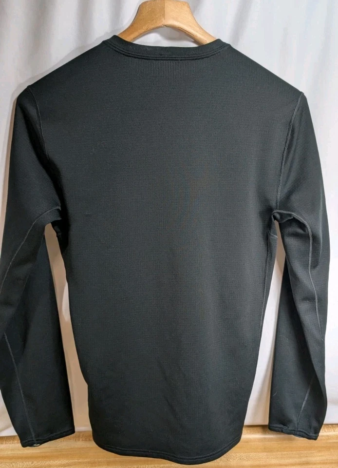 Top Capa Base Capilene Peso Térmico Negro Pequeño Patagonia Mujer Polartec Foto 2 de 4