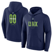 Men's Navy Minnesota Lynx Big & Tall Personalized Center Court Pullover Hoodie