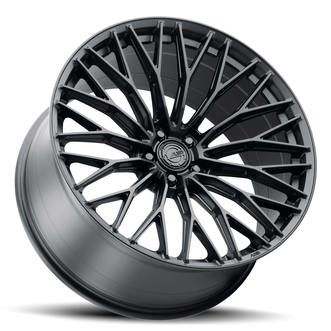 22" AL13 FR100 Black 22x9 22x10.5 Concave Wheels Fits Maserati Quattroporte