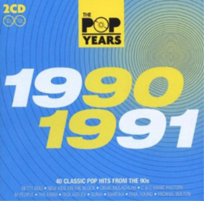 Various Artists Pop Years: 1990-1991 (CD) Album (UK IMPORT)