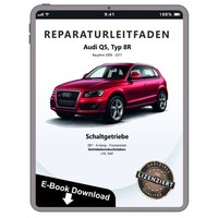 Audi Q5 8R 2008-2017 6 Gang Schaltgetriebe 0B1 Kupplung Reparaturanleitung PDF