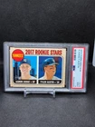 2017 Topps Heritage #214 Aaron Judge RC Rookie Tyler Austin PSA 9 MINT