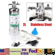 Aquarium CO2 Generator System Kit Stainless Steel Cylinder Carbon Dioxide Plants