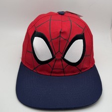 New Marvel Spider-Man Boys Baseball Cap Hat Red Blue Adjustable Concept One Kids