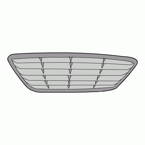 Duties Incl SUBARU Legacy BL5 Radiator Grill Front 91121AG151 189815 - Foto 6 di 6
