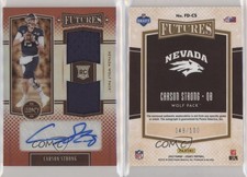 2022 Panini Legacy Futures Ruby /100 Carson Strong RPA Rookie Dual Patch Auto RC