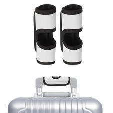 Luggage Handle Wrap, 2 Pcs Hollow Luggage Identifiers for Luggage, White
