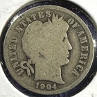 New Listing1904 25C Barber Dime (89706)