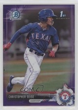 2017 Bowman Draft Chrome Purple Refractor 189/250 Chris Seise Christopher 02d2