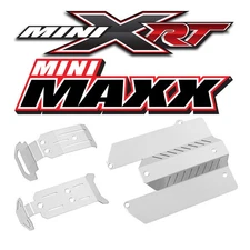 STAINLESS STEEL BUMPER CHASSIS ARMOR PLATE FOR RC TRAXXAS MINI XRT MINI MAXX