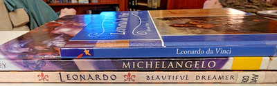 Homeschool Lot 3 books Renaissance Art Masters: Michelangelo & Da Vinci