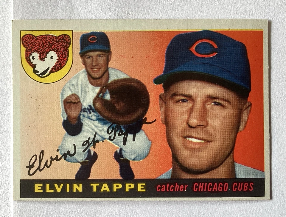 Vintage 1955 Topps Baseball Card Lot Of 7 Different Chicago Cubs - Image 4 of 4