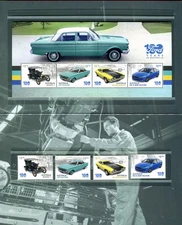 2025 Ford 100 Years in Australia Post Office Pack With Stamps & Mini Sheet