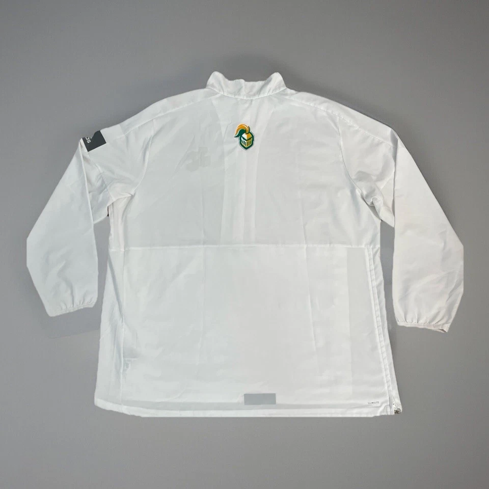Chaqueta Adidas Deportiva Talla 2XL Jugador Gimnasio Entrenamiento Blanca 1/4 Cremallera JC University Foto 2 de 4