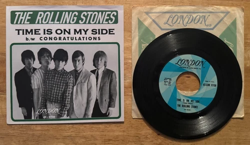 45 7" SP THE ROLLING STONES TIME IS ON MY SIDE LONDON 9708 2nd LABEL