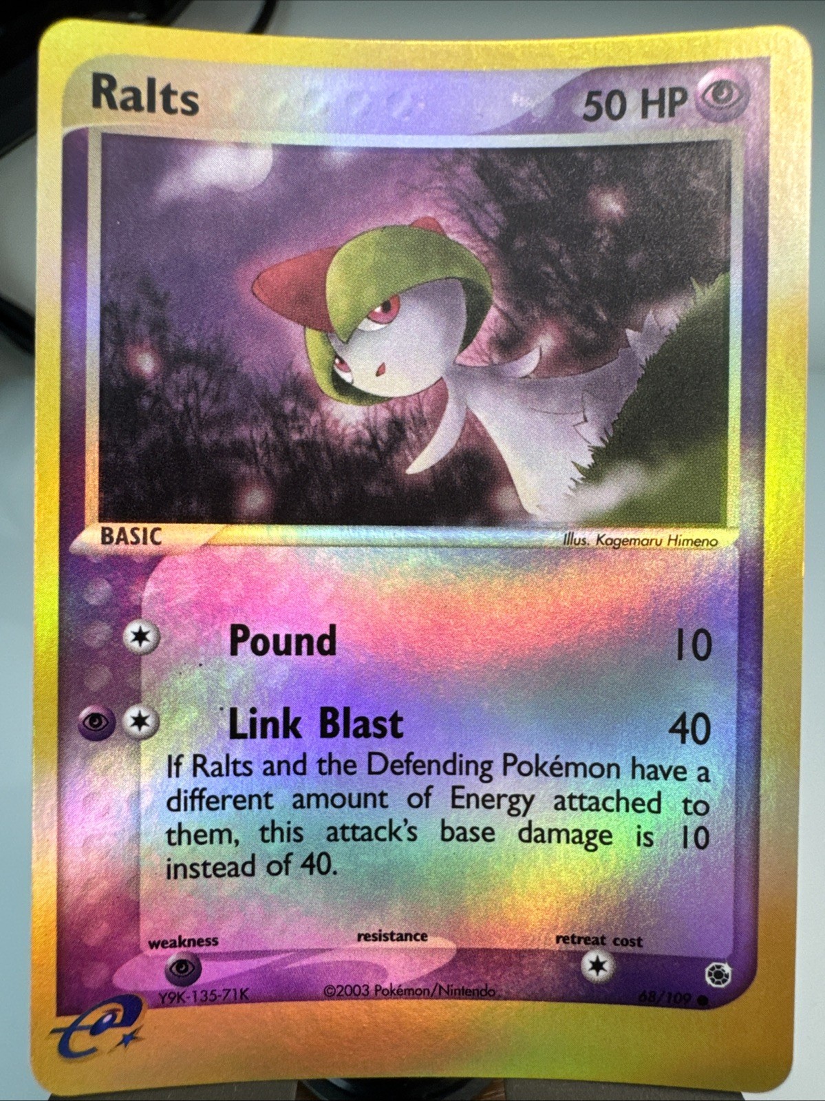 Ralts 67/109 Ruby and Sapphire Reverse Holo