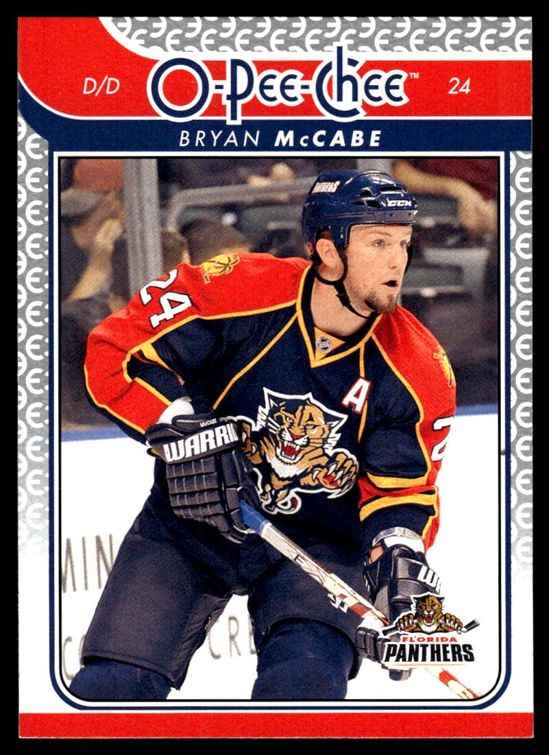 2009-10 O-Pee-Chee #313 Bryan McCabe Florida Panthers Hockey Card