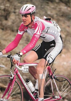 Jörg Jaksche autograph card Team Telekom cycling Tour de France 1998