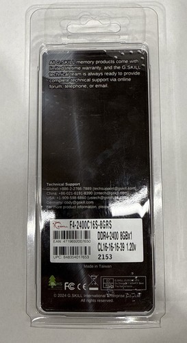 G.SKILL Ripjaws Series 8GB 260-Pin DDR4 SO-DIMM DDR4 2400 F4-2400C16S-8GRS - Picture 3 of 4