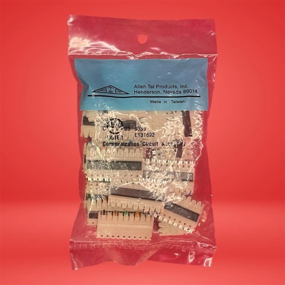 Lot 3 Allen Tel 110 Punch Down Connecting Blocks Voice Data CAT5/6 Network - Image 2 of 3