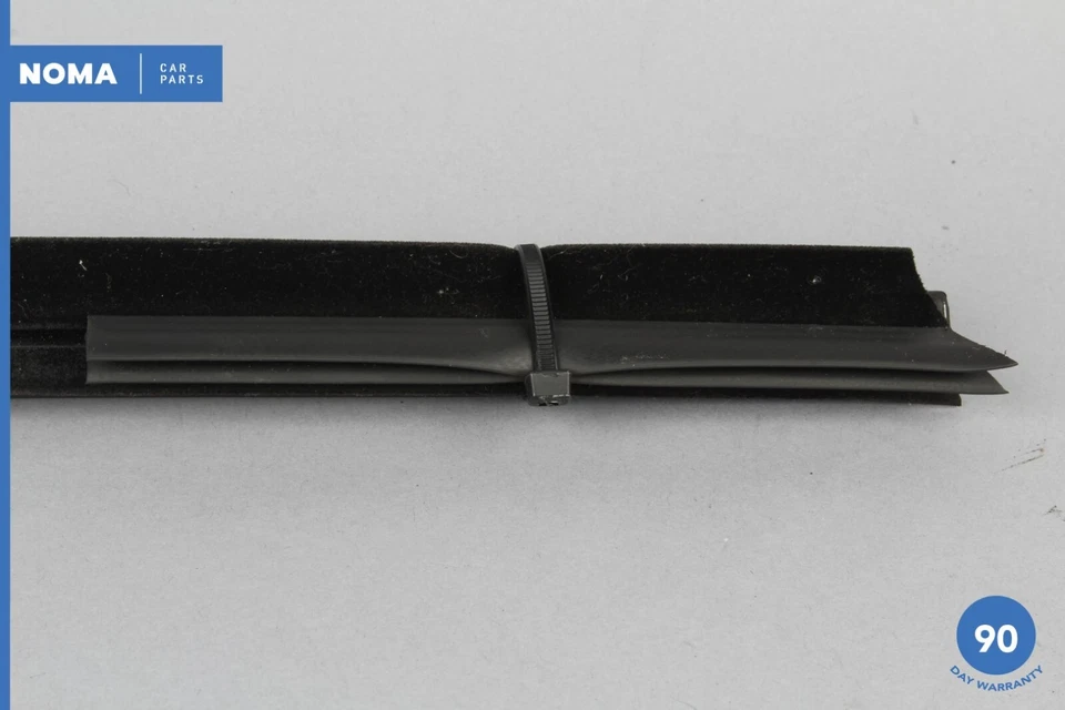 04-10 BMW 530i E60 Puerta trasera derecha pasajero ventana resistente al clima sello OEM Foto 4 de 4