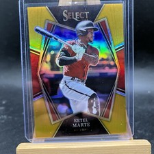 2022 Select Baseball Ketel Marte Exclusive Gold Prizm /10 Diamondbacks -NM