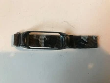 T-BLUER Xiaomi Mi Band 3 Replacement Wristband Stainless Steel Strap Blue Camo