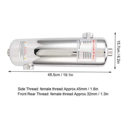 60KW Swimming Pool Heat Exchanger SPA Thermostat Heater Pool Circulating Heating - Picture 10 of 12