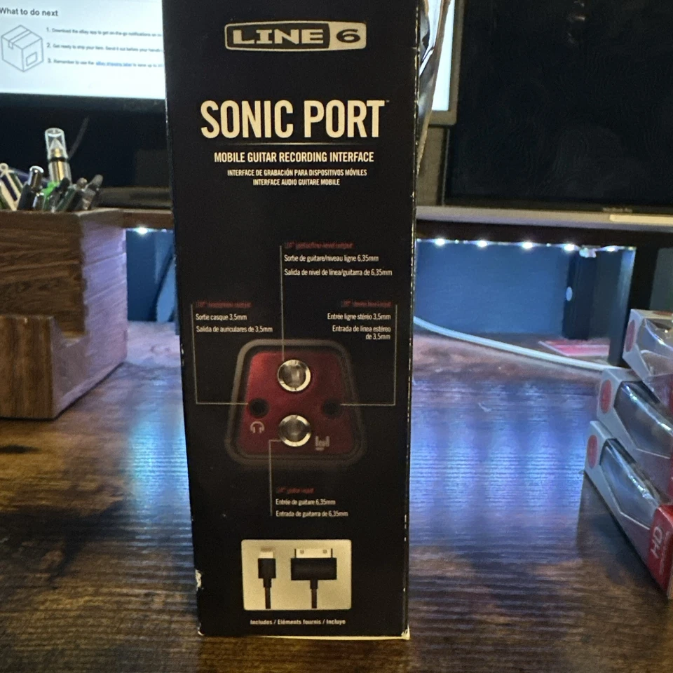 Line 6 Sonic Port Pro Guitar System For Apple iPod, iPhone , iPad. Garage Band - Image 4 of 4