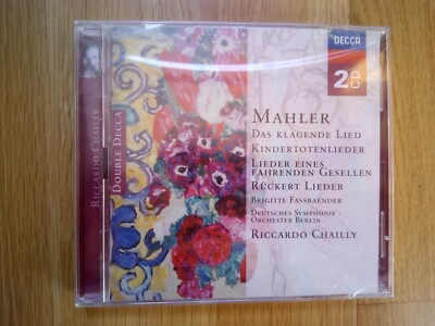 Gustav Mahler - Chailly - Lieder - 2 x CD - Decca 2003 - New / Sealed