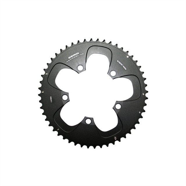 BCD 110mm New in Box R02 Black SRAM RED Powerglide Chainring 52T