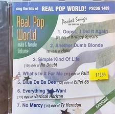 1489 POP POCKET SONGS KARAOKE CDG DISC