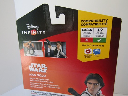 Disney Infinity 3.0 Edition figure ONLY: Star Wars Han Solo with blaster, NIP - Imagen 5 de 7
