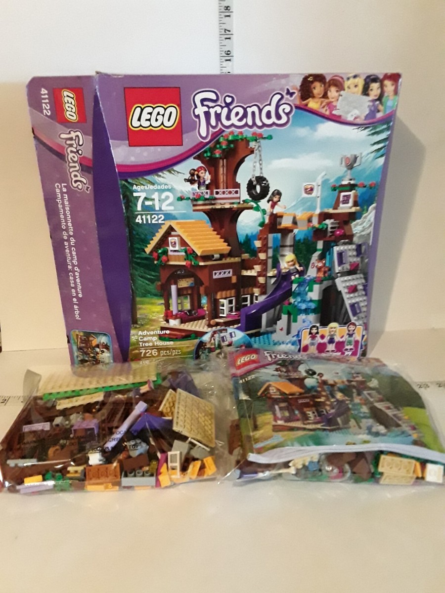 LEGO FRIENDS: Adventure Camp Tree House (41122) 100% Complete Retired