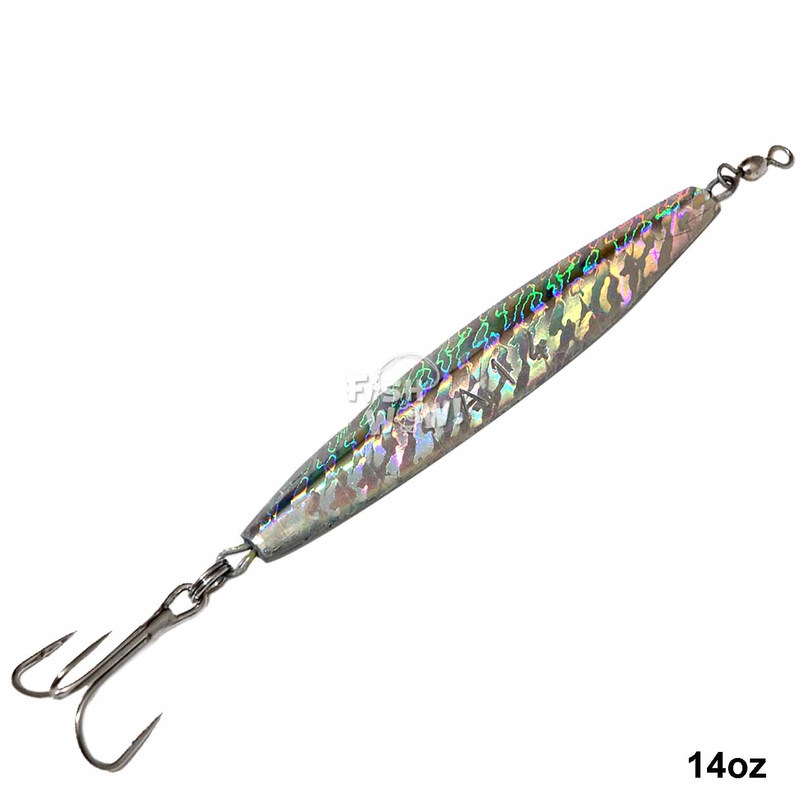 20pcs 14oz Fishing Diamond Jig Mylar Holographic Laser w/ Treble Hook Heavy Bait - Image 8