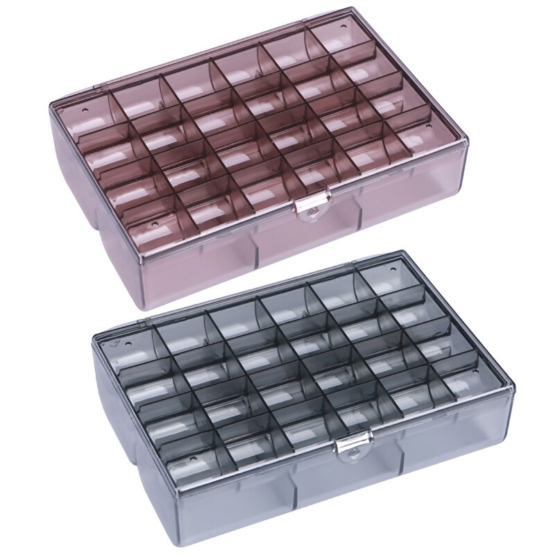 30 Grids Acrylic Jewelry Makeup Cosmetic Storage Box Container for Cas
