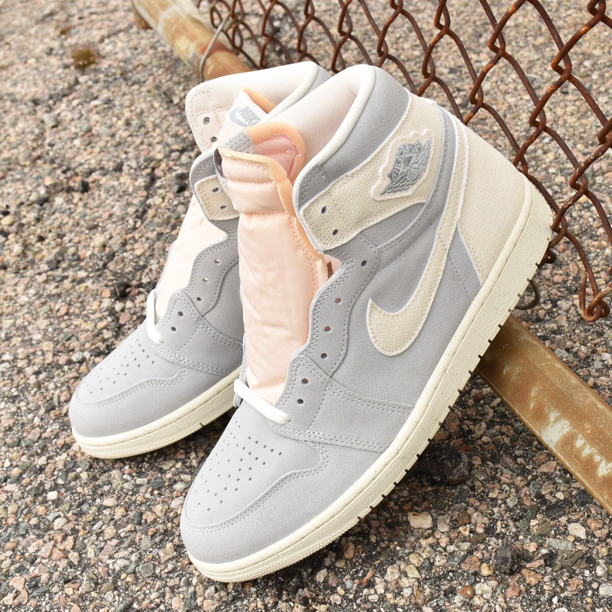 Nike Air Jordan 1 Retro High OG Craft Ivory FD8636-011 Mens Nike Air Jordan 1 Retro High OG Craft Ivory FD8636-011 Mens
