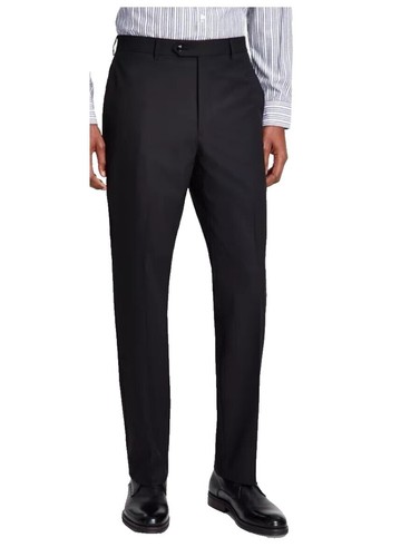Michael Kors Mens Classic fit Dress Pants 36 / 32 Black Solid Stretch | eBay