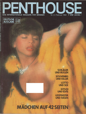 Männermagazin PENTHOUSE - Februar 1982 / Deutsche Ausgabe / Erotik und mehr
